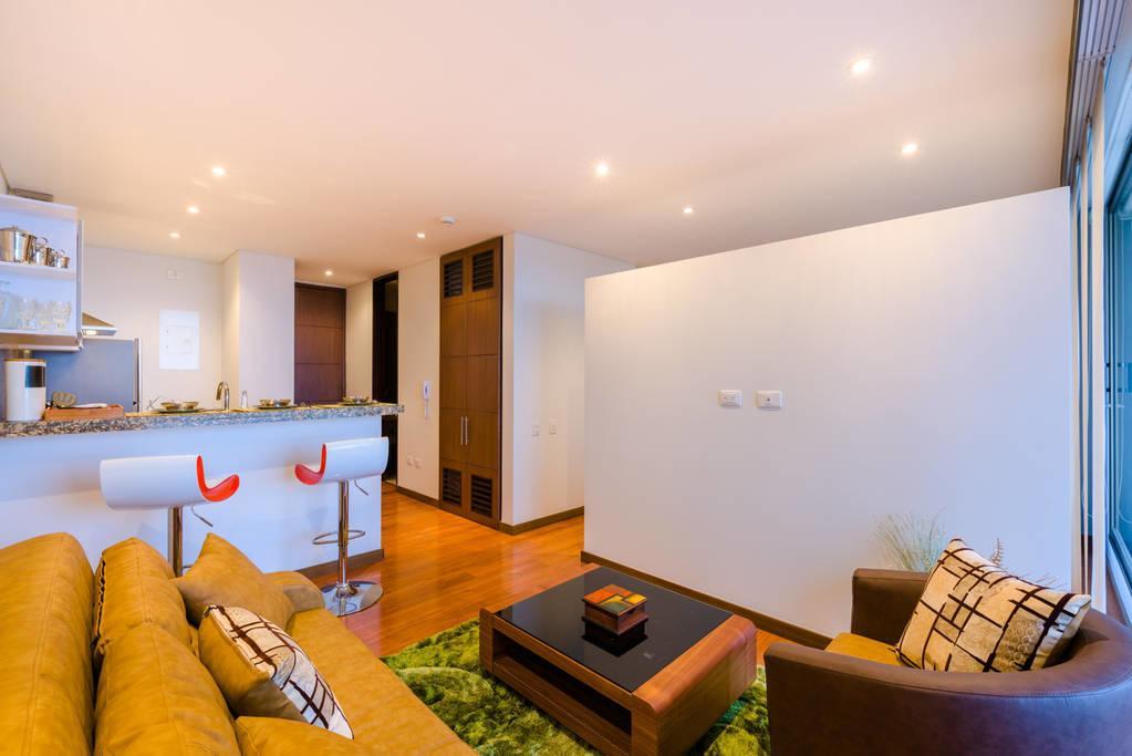 דירות Amoblado Bogota, Wifi, Agua Caliente מראה חיצוני תמונה
